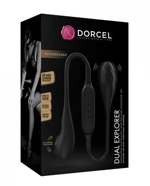 Dildos Dorcel Dorcel Dual Explorer Double Ended Black