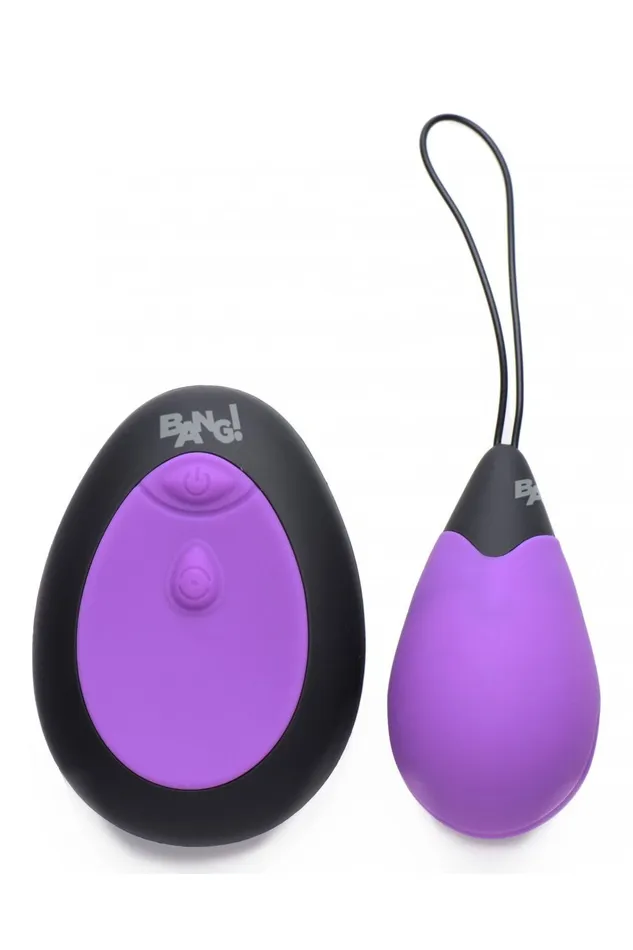 Sd Vibrators 10X Silicone Vibrating Egg Purple