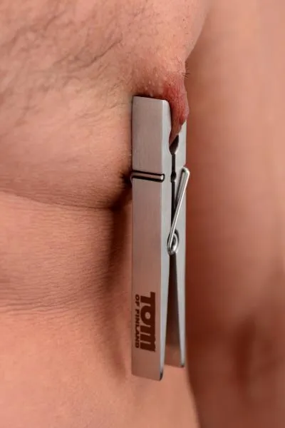 Tom Of Finland Bros Pin Stainless Steel Nipple Clamps Tom of Finland Dildos Tom Of Finland Bros Pin Stainless Steel Nipple Clamps Tom of Finland Dildos