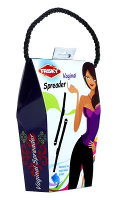 XR Brands Anal Frisky Vaginal Spreader Straps Black