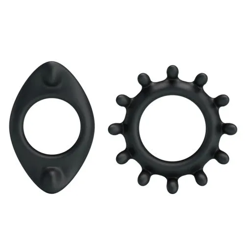 Baile Sex Toy Male Sex Toys Set Stretchy Silicone Penis Rings