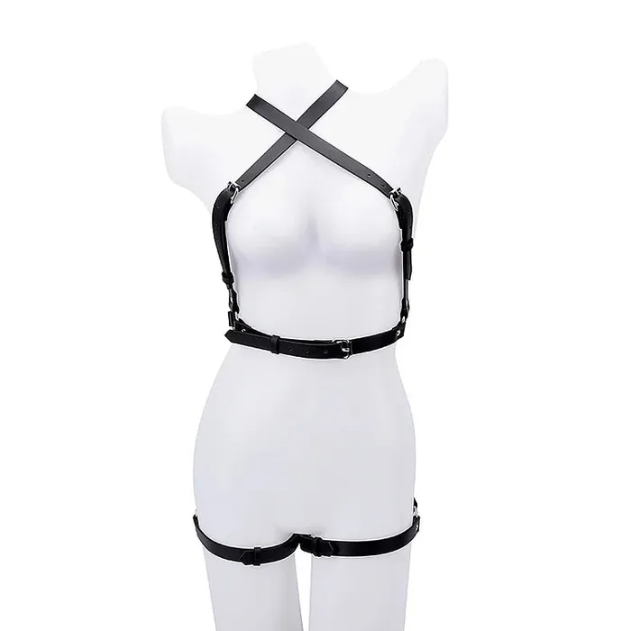Couples babysexlover Cross Breast Butt Bondage Strap
