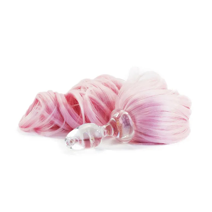 Crystal Delights My Lil Pony Tail Solid Pink Crystal Delights Vibrators