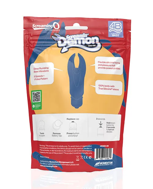 Screaming O 4B Demon Mini Vibe Blueberry Bushman Products Vibrators