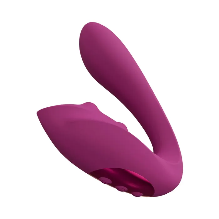 Shots Female Sex Toys Vive Yuki Dual Motor GSpot Vibrator with Massaging Beads