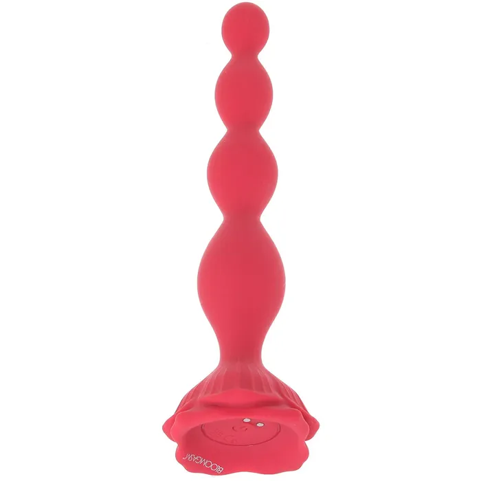 XR Brands Female Sex Toys Bloomgasm Beaded Silicone Rose Vibrator XR Brands Female Sex Toys Bloomgasm Beaded Silicone Rose Vibrator