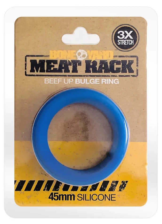 Boneyard Meat Rack Cock Ring Blue Boneyard Male Sex Toys