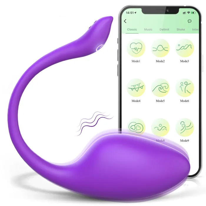 Female Sex Toys Sohimi Smart Kegel Ball Exercise Vibrator Egg With App Control LILAC Sohimi