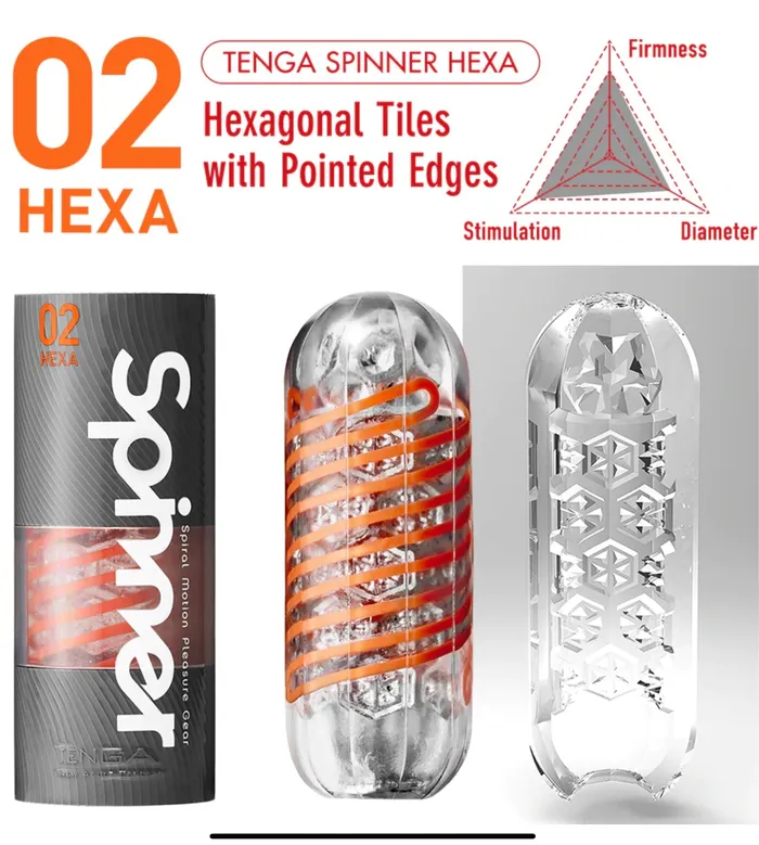 Tenga Spinner 02 HEXA Tenga Vibrators