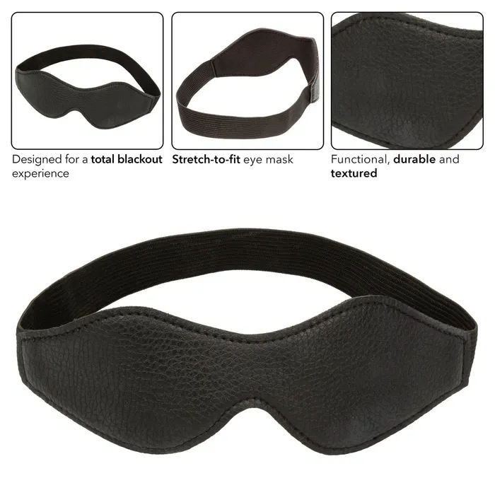 Cal Exotics Anal Nocturnal Collection Eye Mask Black