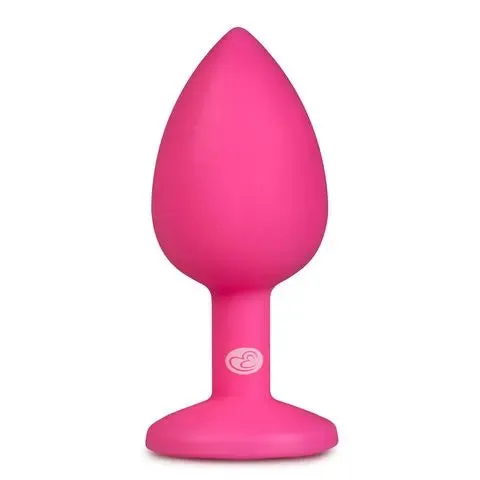 EasyToys Anal Silicone Diamond Plug Pink