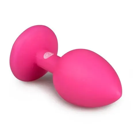 EasyToys Anal Silicone Diamond Plug Pink