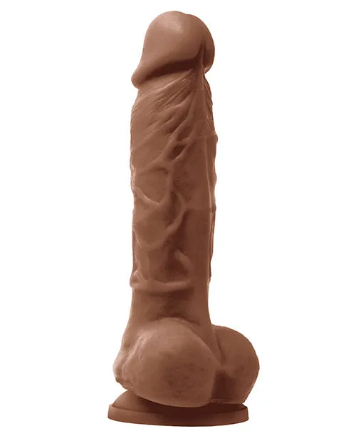NS Novelties Dildos Colours Pleasures 5 Dildo Brown