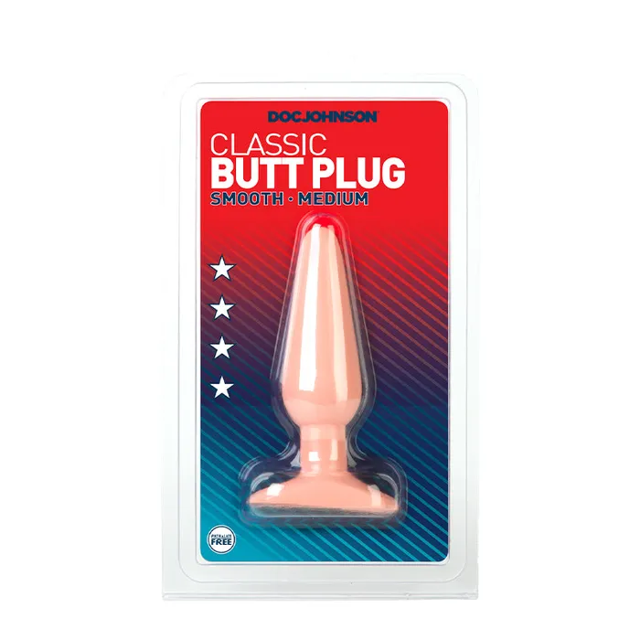 Anal Doc Johnson Medium Butt Plug Flesh