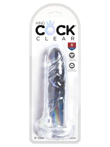 Dildos calvista King Cock Clear 6 in Cock