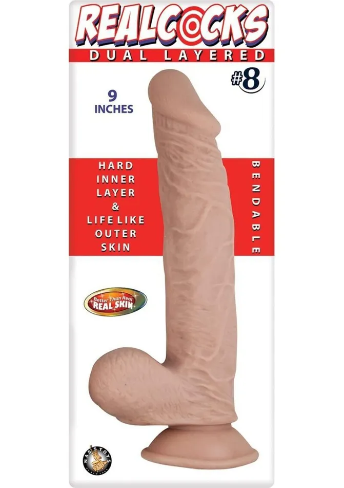 Dildos Nasstoys Real Cocks Dual Layered 8 Flesh 9 quot