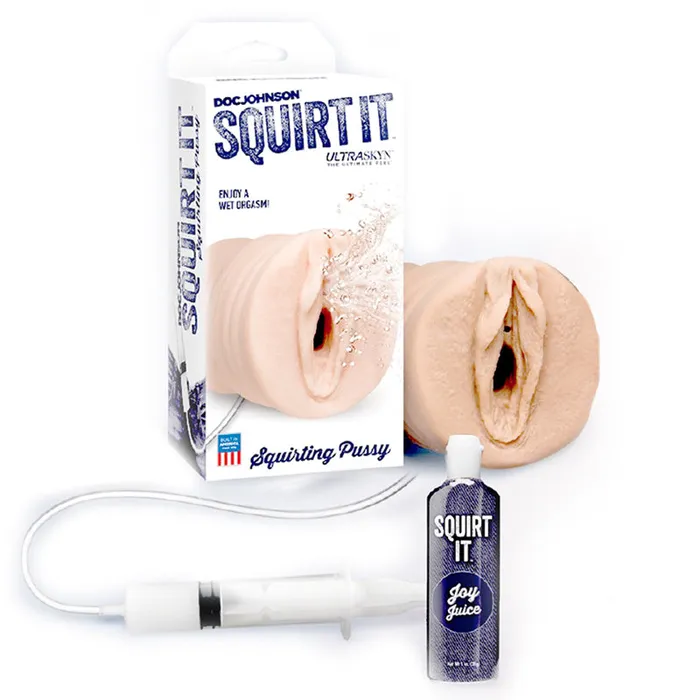 Doc Johnson Male Sex Toys Squirt It Squirting Pussy Vanilla
