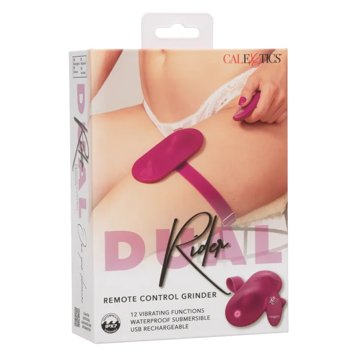 Female Sex Toys CalExotics Dual Rider Strapon Grinding Pad with Remote Control