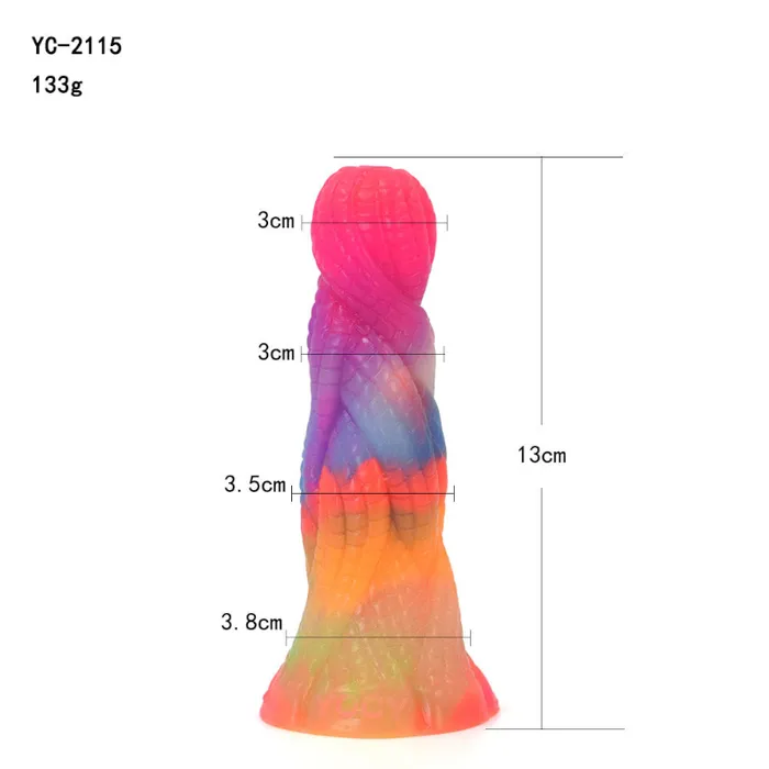 Female Sex Toys House of Dasein Fantasy Dildos Medusa Glow In Dark 2115 Aw13 Fantasy Beast Mythical Advanced Dildo Men Women
