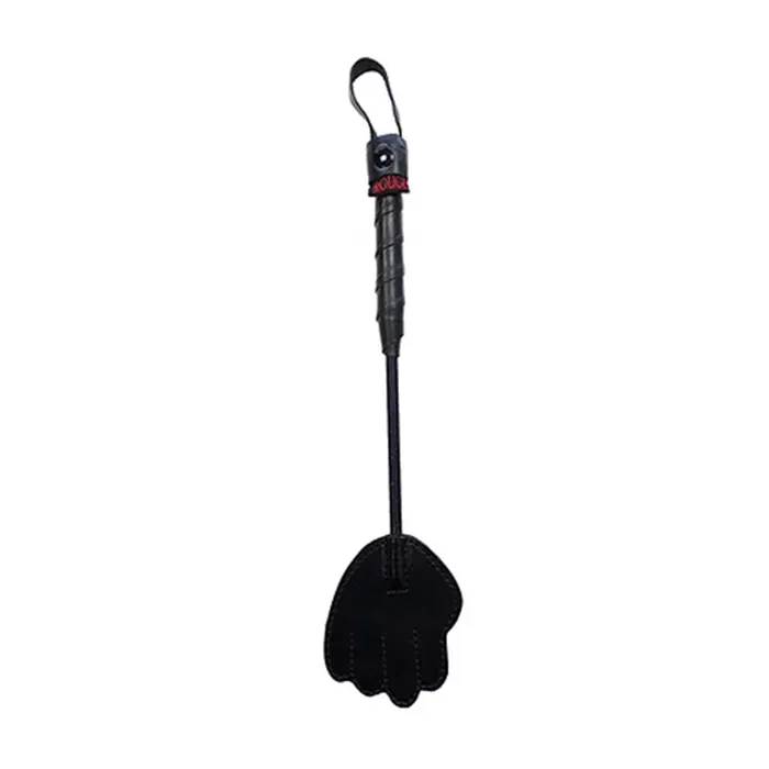 Female Sex Toys Rouge Group Ltd Rouge Mini Leather Hand Riding Crop Bk