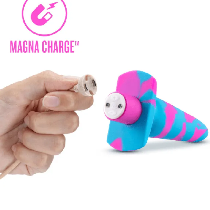 Female Sex Toys Vibrotize 10 Function Vibrating Silicone Butt Plug Blush