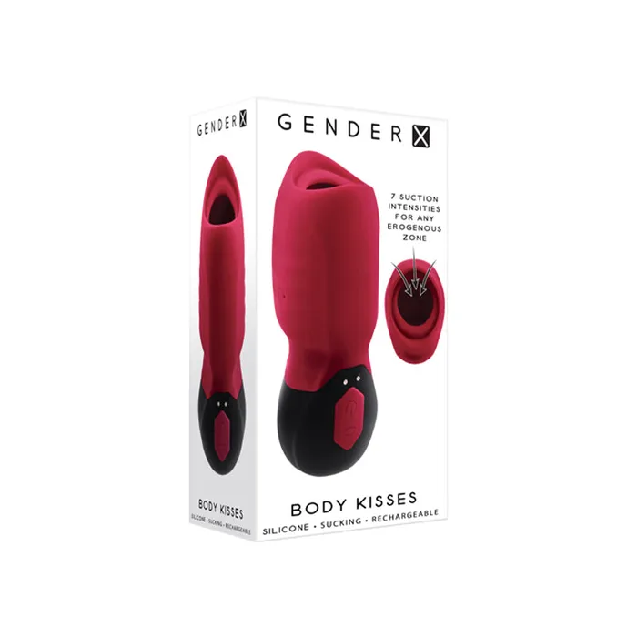 Gender X Body Kisses Silicone Red Evolved Anal