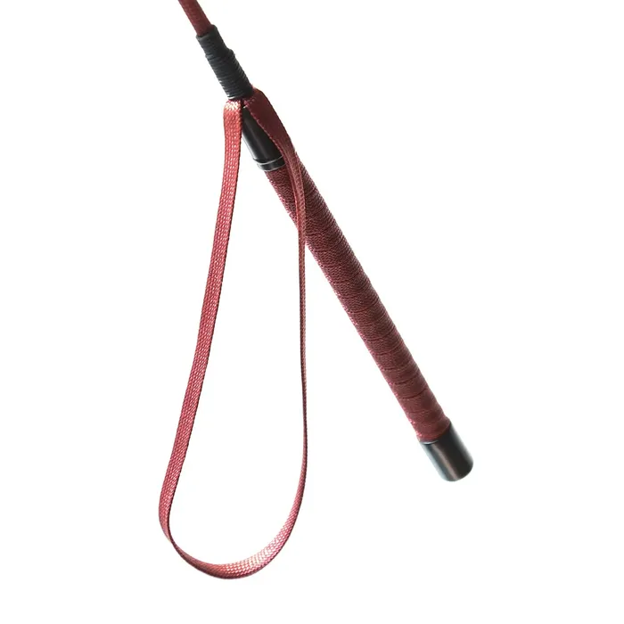 House of Dasein Crops 66Cm Riding Crop Pu Leather Whip Premium Quality Red Equestrianism Horse Whips Restraints