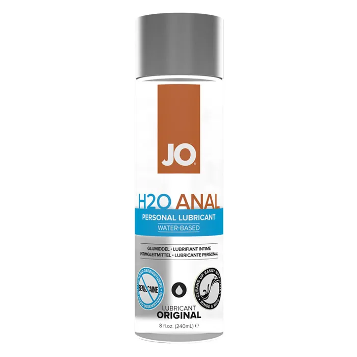 Jo Anal H2O Original 8 Fl Oz System Jo Male Sex Toys