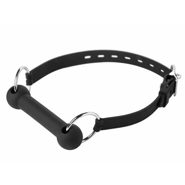 Master Series Dildos Mr Ed Lockable Silicone Horse Bit Gag