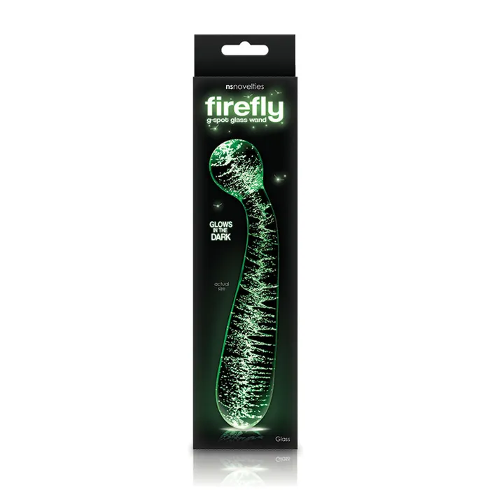 Nsnovelties Dildos Firefly Glass Gspot Glass Wand