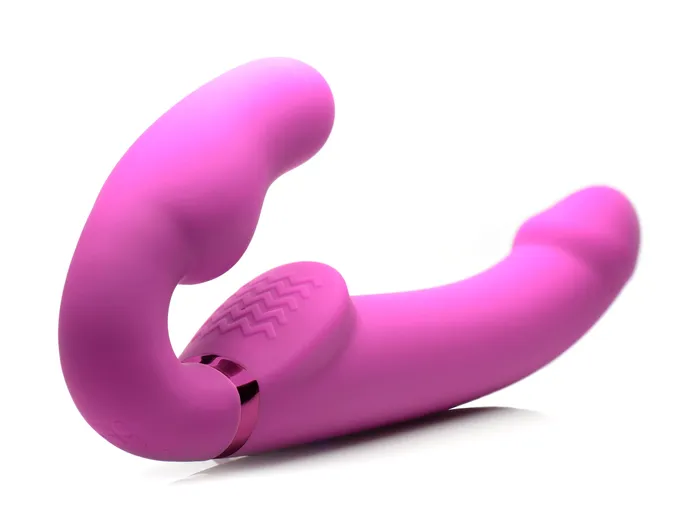 Strap U Female Sex Toys Worlds First Remote Control Inflatable Vibrating Silicone Ergo Fit Strapless StrapOn