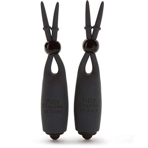 Vibrators WeVibe Fifty Shades Of Grey Sweet Torture Soft Vibrating Nipple Clamps In Black