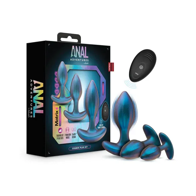 Blush Anal Adventures Matrix Cosmos Anal Plug Kit Anal