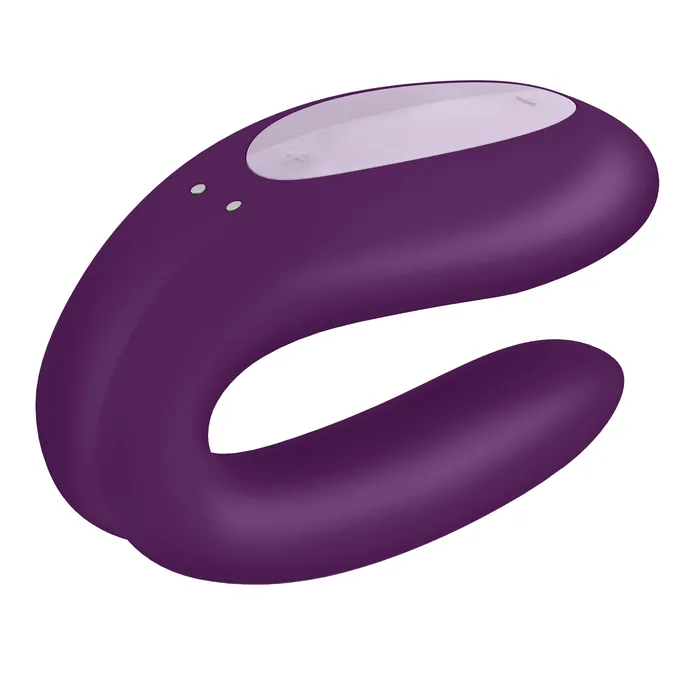 Dildos Satisfyer Double Joy Violet Dildos Satisfyer Double Joy Violet