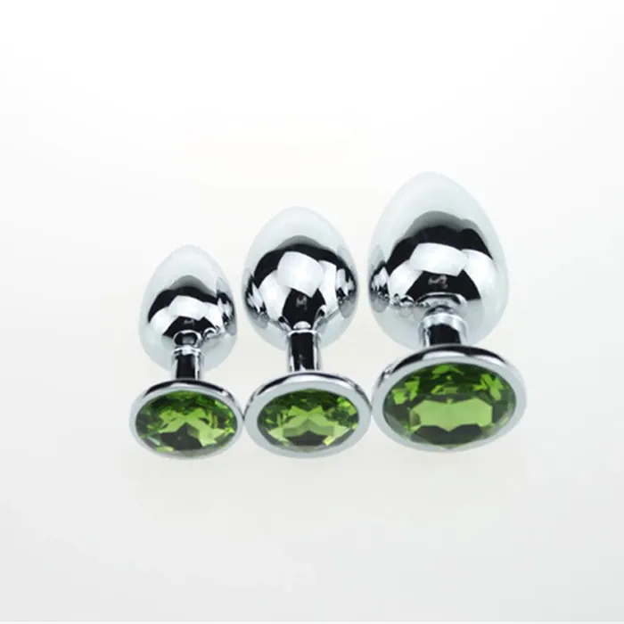 EVEs SECRETS Anal Crystal Anal Butt Plug for Adult Unisex Stainless Steel Prostate Massage Sex Toy