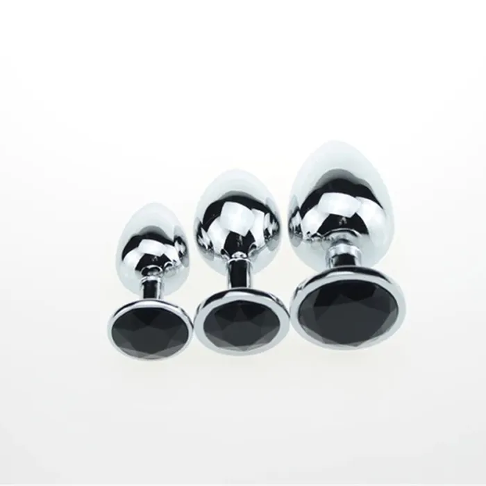 EVEs SECRETS Anal Crystal Anal Butt Plug for Adult Unisex Stainless Steel Prostate Massage Sex Toy