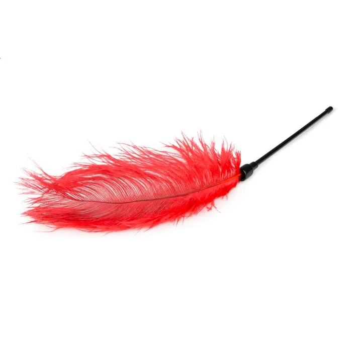 Fetish Collection Vibrators Feather Tickler Red
