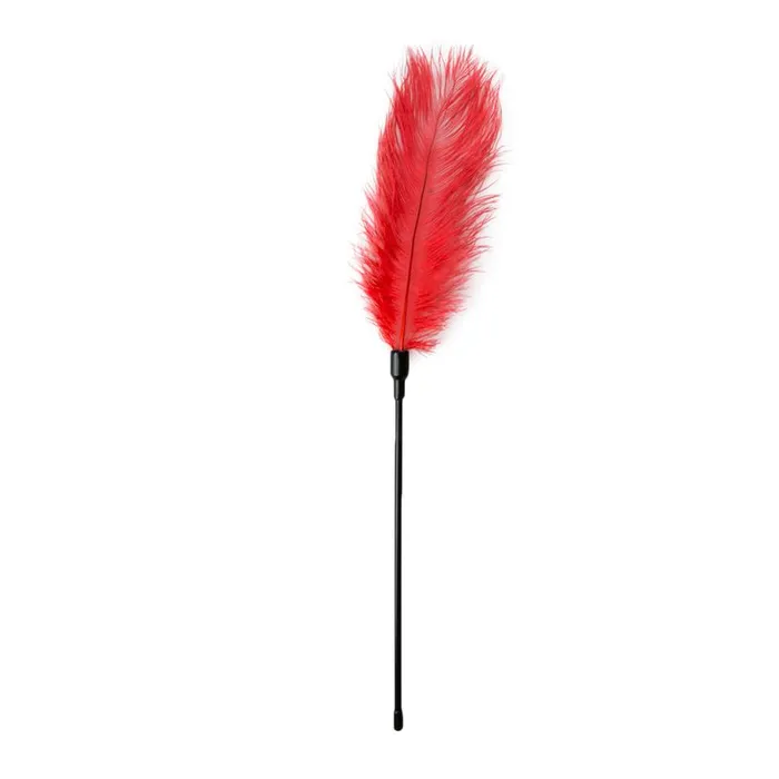 Fetish Collection Vibrators Feather Tickler Red
