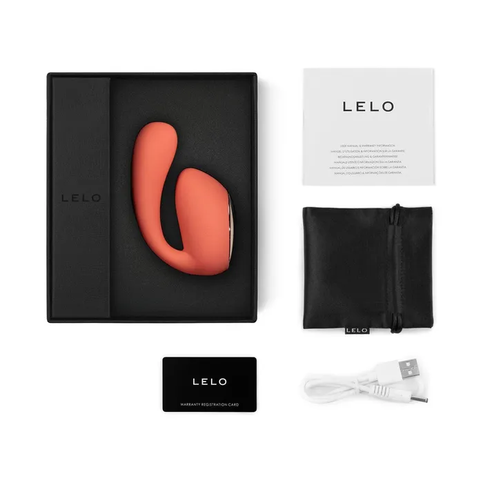 Ida Wave Coral Red Lelo Vibrators Ida Wave Coral Red Lelo Vibrators