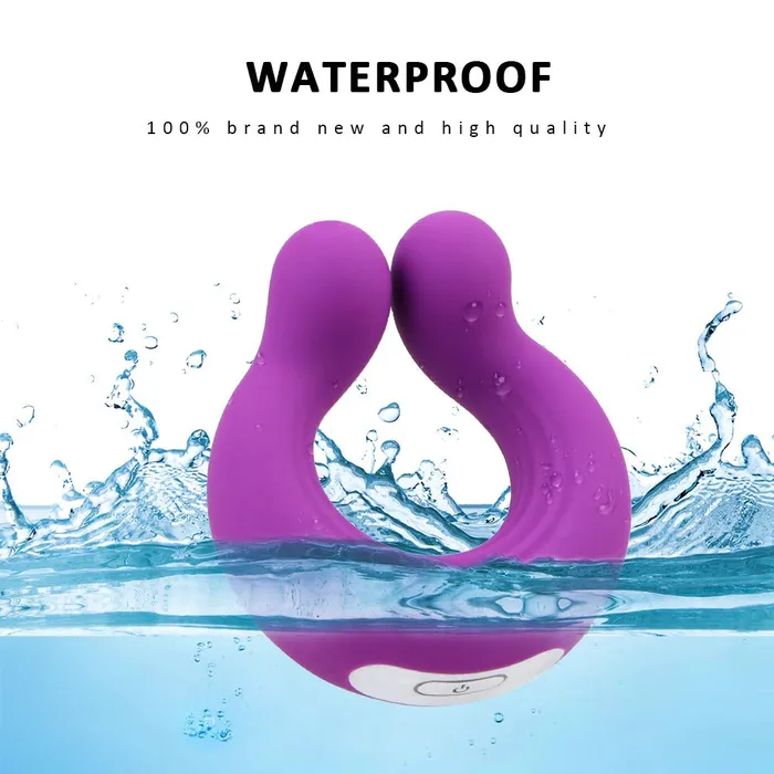 Male Sex Toys EVEs SECRETS Wave Opening Design Cock Ring Massager USB Charging Penis Sex Toys for Men and Couples