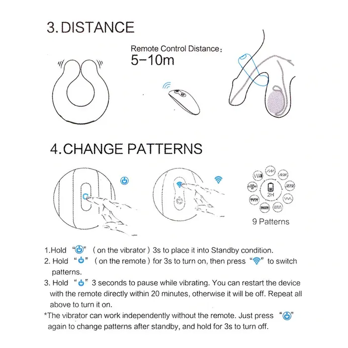 Male Sex Toys EVEs SECRETS Wave Opening Design Cock Ring Massager USB Charging Penis Sex Toys for Men and Couples