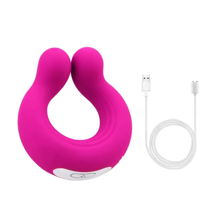 Male Sex Toys EVEs SECRETS Wave Opening Design Cock Ring Massager USB Charging Penis Sex Toys for Men and Couples