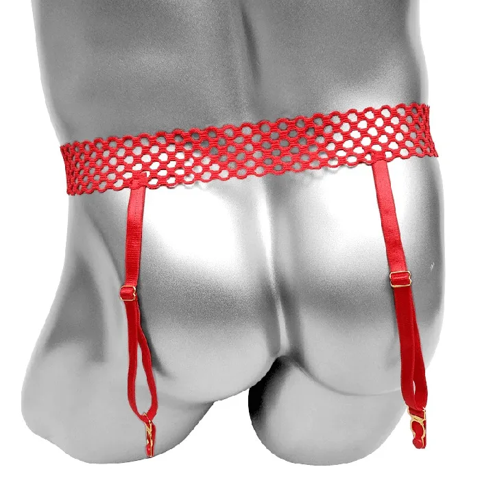 Mens Garter Belts Sexy Lingerie with Floral Suspenders Erotic Nightwear for Male EVEs SECRETS Male Sex Toys