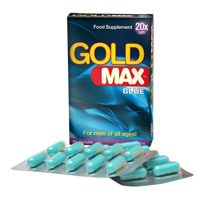 Vibrators GOLDMAX BLUE Libido Enhancer for Men Natural Sexual Performance Supplement Gold Max Vibrators GOLDMAX BLUE Libido Enhancer for Men Natural Sexual Performance Supplement Gold Max