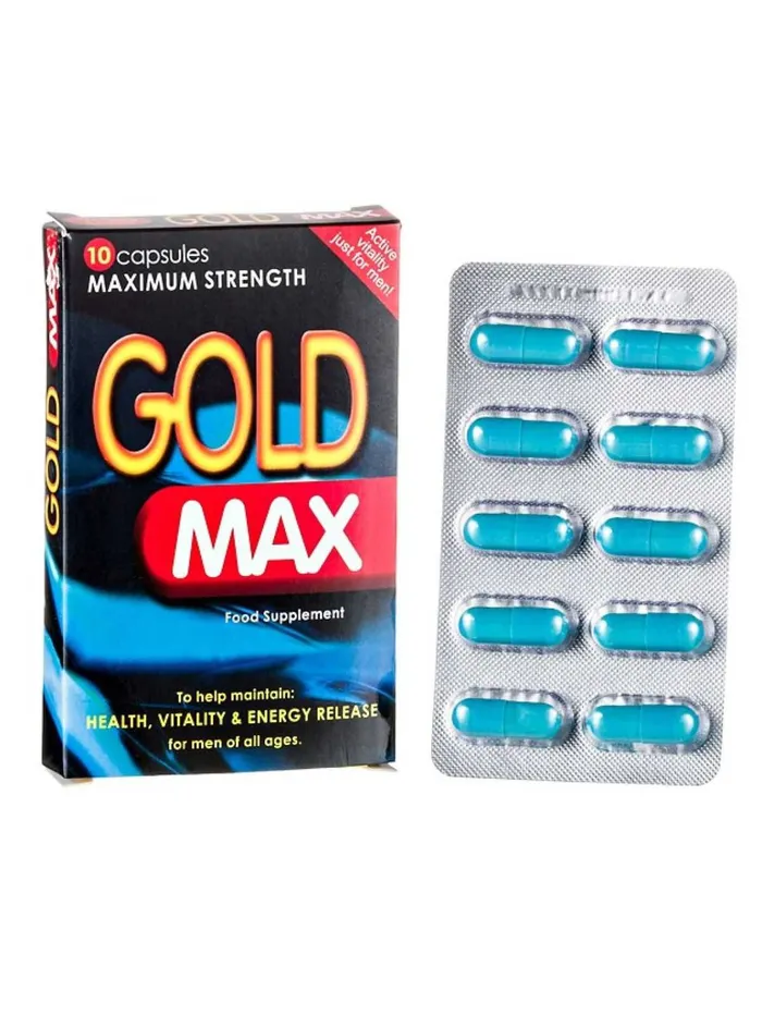 Vibrators GOLDMAX BLUE Libido Enhancer for Men Natural Sexual Performance Supplement Gold Max