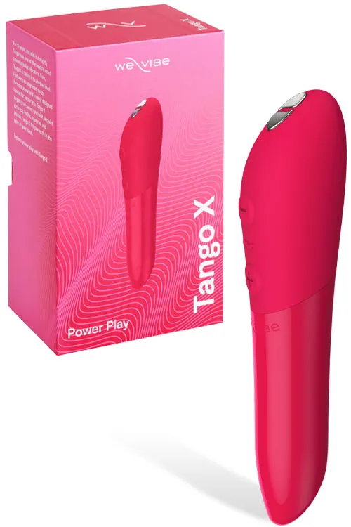 We Vibe TANGO X Lipstick Rechargeable Bullet Vibrator Red We Vibe Vibrators