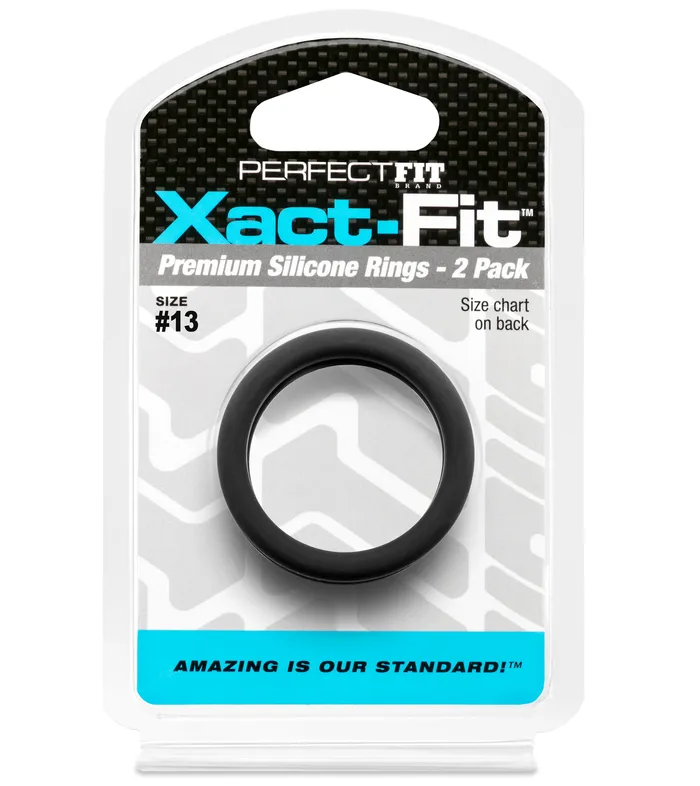 XactFit 13 Cock Ring 2 Pack LonBrook Male Sex Toys