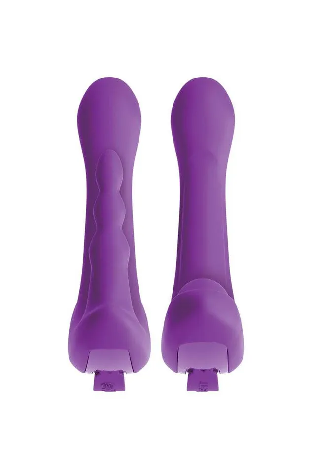 Pipedream Vibrators Pipedream 3Some Rock N Ride Triple Vibrator Purple