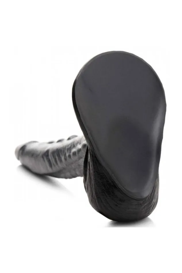 XR Brands Creature Cocks The Gargoyle Silicone Dildo Silver XR Brands Dildos