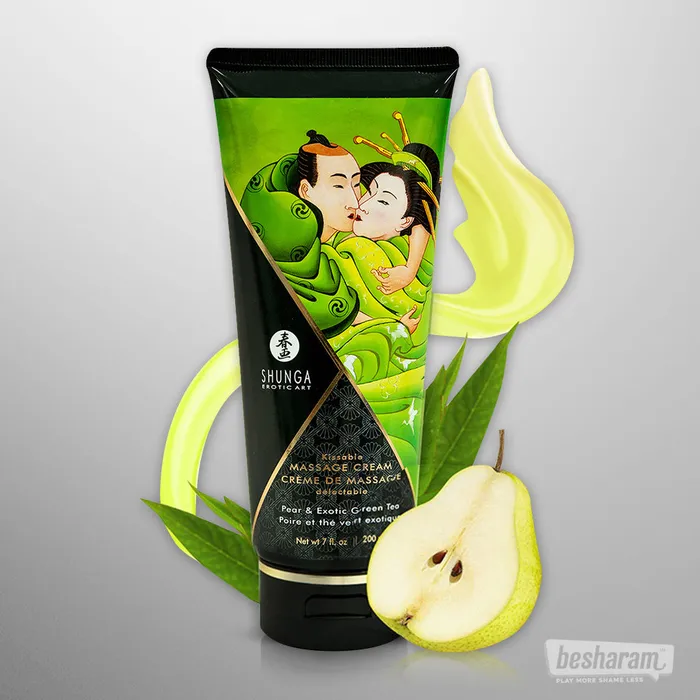 Couples Shunga Kissable Pear Massage Cream Shunga